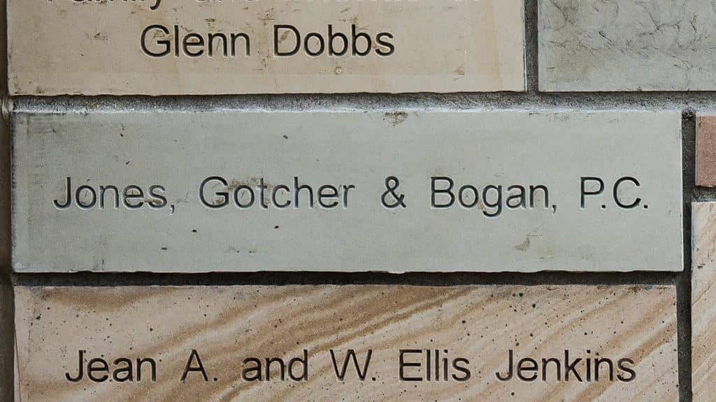 Jones, Gotcher & Bogan, P.C. Chapman Legacy Society